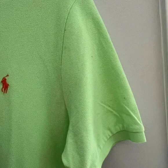 Classic Fit Lime Green Polo by Ralph Lauren Polo - Picture 3 of 5